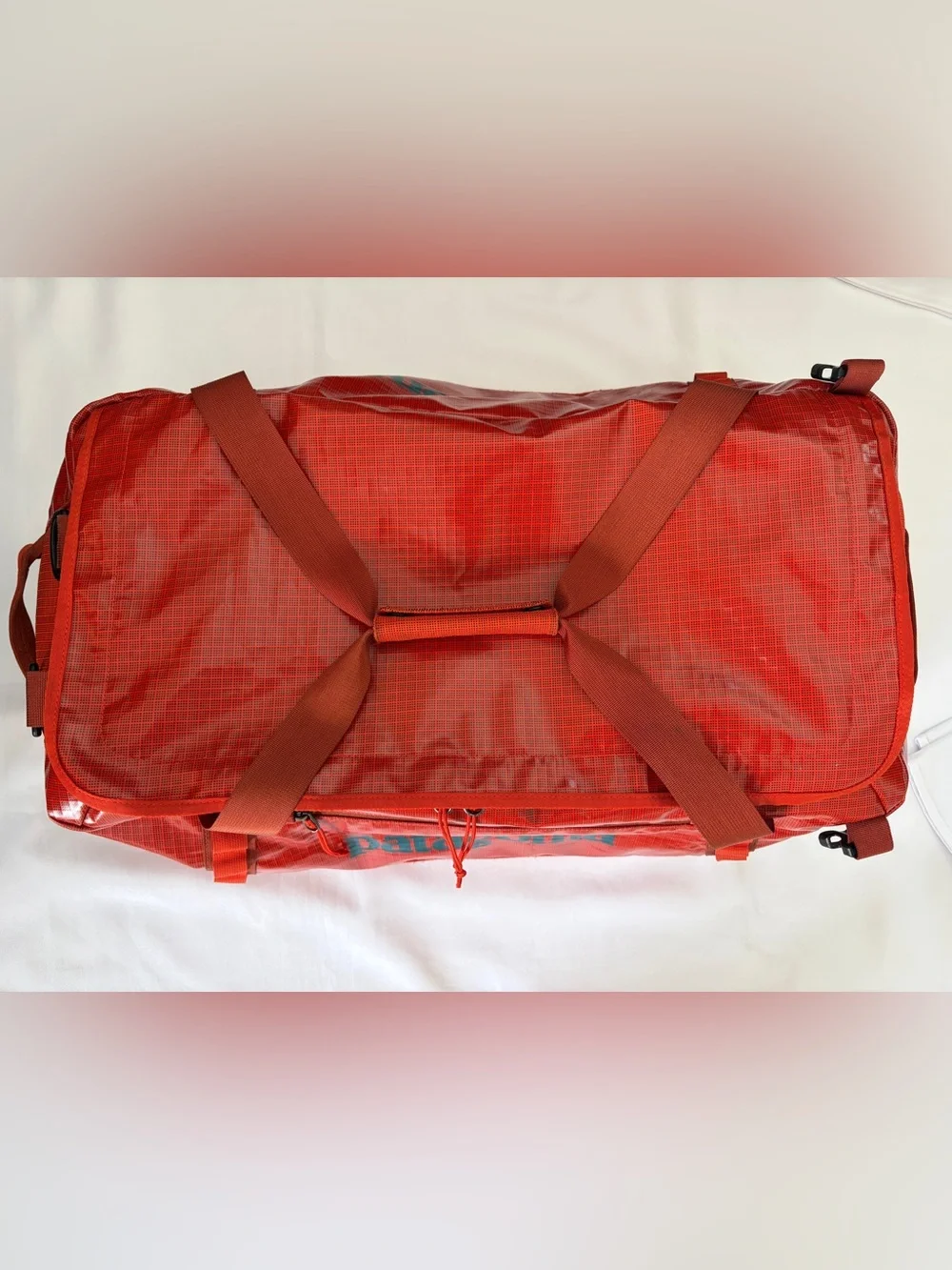 Patagonia Black Hole Duffel Bag 55L Backpack #49342 Hot Ember